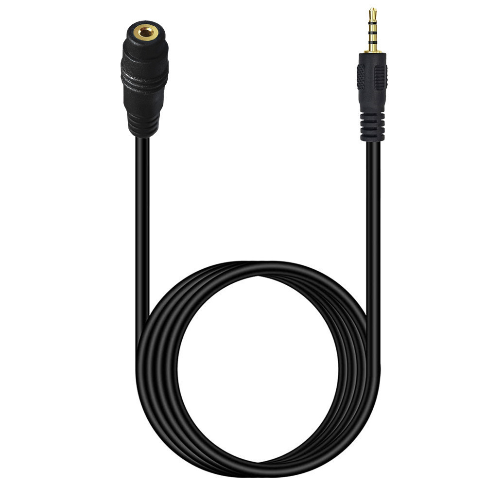 DC2.5mm镀金4极公对母连接线音频延长线手机转接线DC2.5 M/F