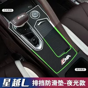 Geely Xingyue L mərkəzi idarəetmə ötürücü paneli qoruyucu sürüşməyən silikon matı.