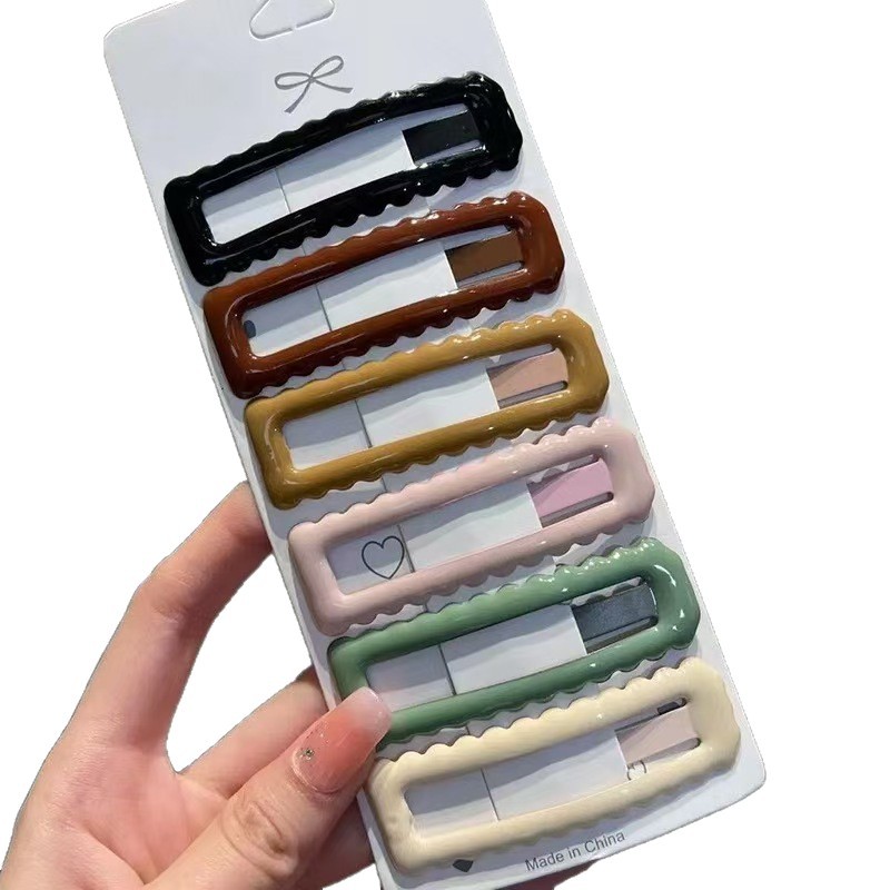 Hair Styling Tool: Square Hair Clip for Women, Side Clip, Bangs Clip, Simple and Versatile Bb Clip for the Back of the Head, New Model 5