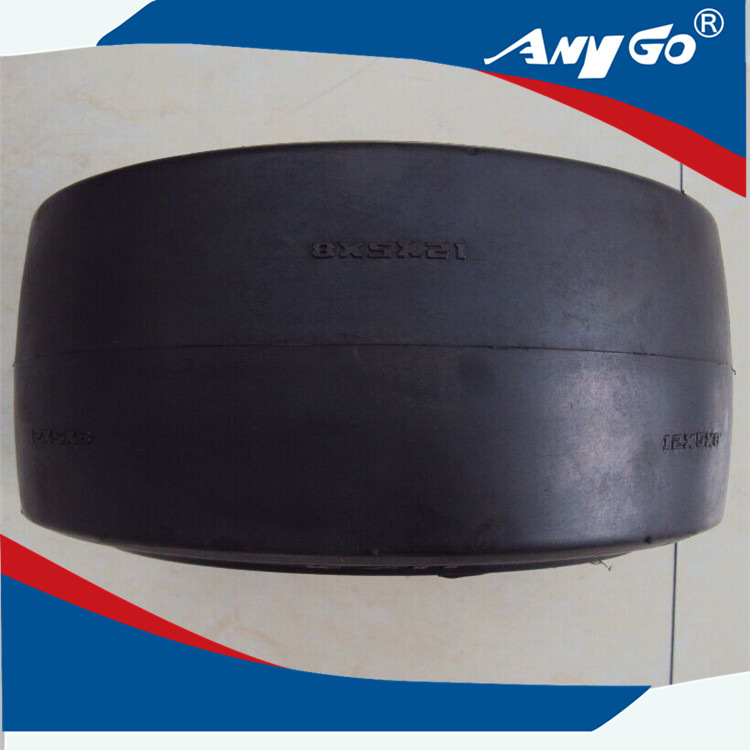 厂家专业销售AnyGo品牌平板拖车实心轮胎12x5x8sm