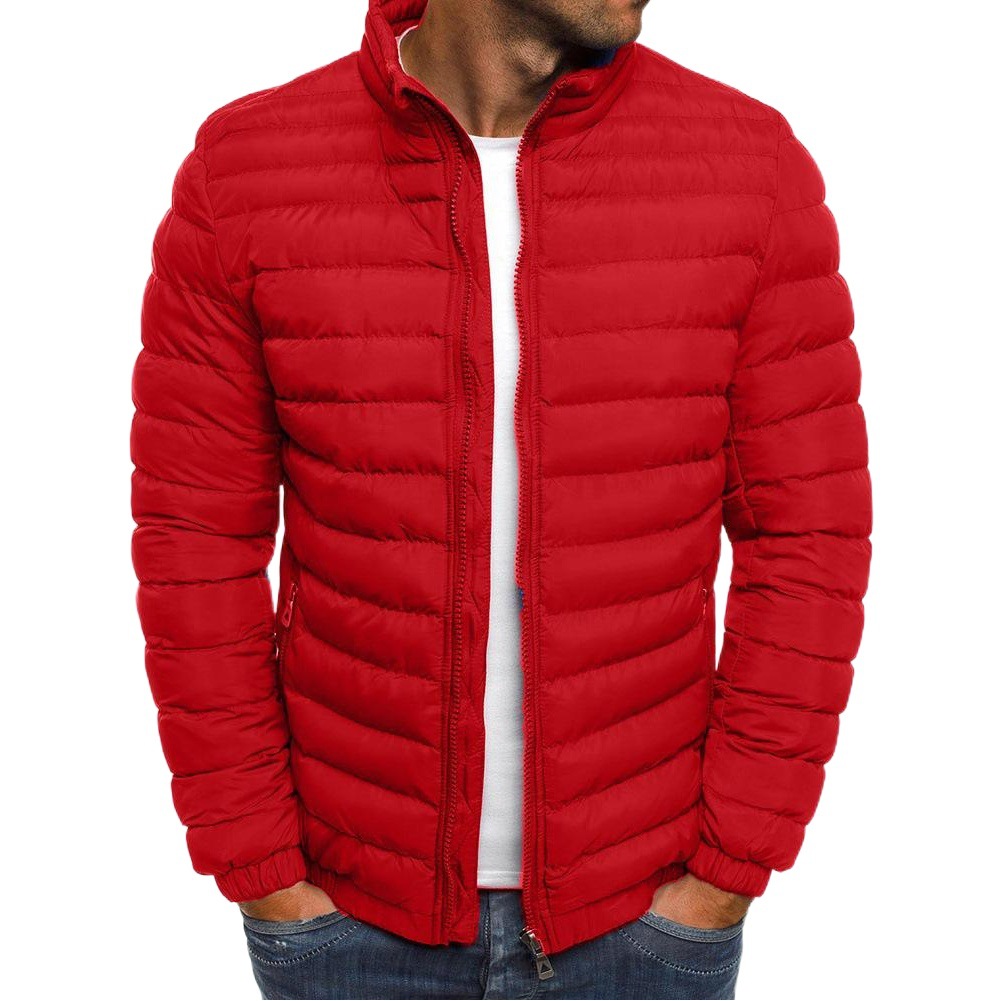 2026 Winter Foreign Trade Cross-Border Simple and Stylish Men's Cotton Jacket Casual Fashion Trendy Loose Cotton Coat Men's Clothing