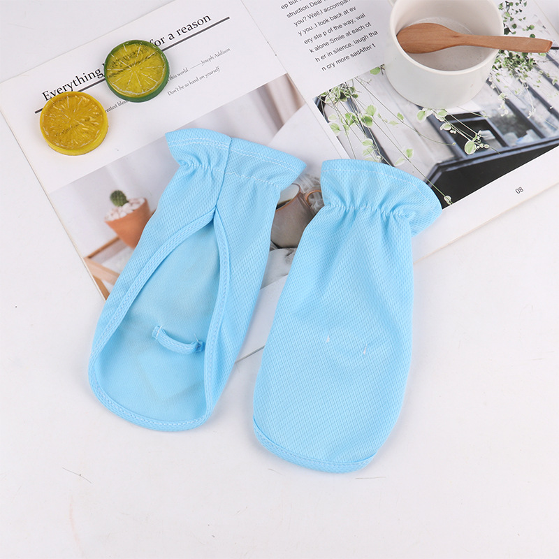 Guantes de protección solar de verano ciclismo al aire libre antideslizante, transpirable y resistente a los rayos ultravioleta guantes de protección solar delgados y guantes elásticos con dedos abiertos