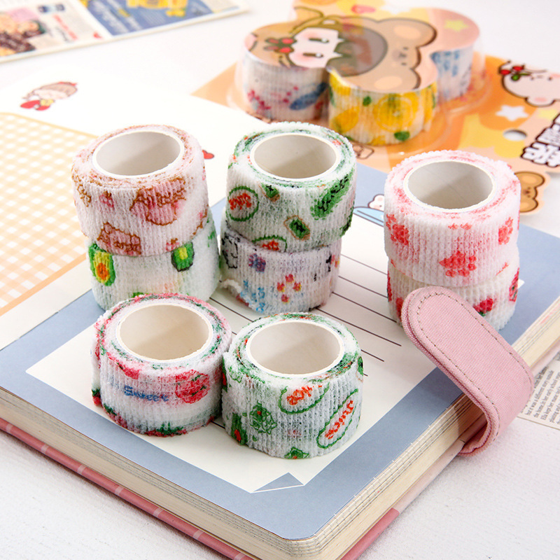 Bandaje de protección de dedos con tarjeta de succión de cuatro agujeros colgantes para escritura anti-desgaste, vendaje de protección de manos autoadhesivo para escritura y protección de dedos.