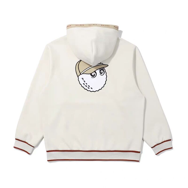 25 Golf Wear Autumn and Winter Men's Golf Logo Color Matching Hooded Breathable Pullover