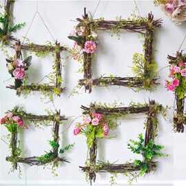 千禧 创意ins相框挂墙组合北欧田园照片框 简约卧室森系木客厅