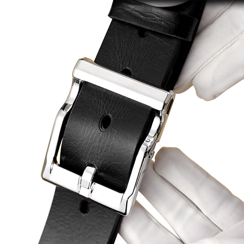 cinturón de hombre cinturón de aguja cinturón de cuero de vaca cinturón de negocios cinturón de cuero pu cinturón al por mayor [enviar perforador]