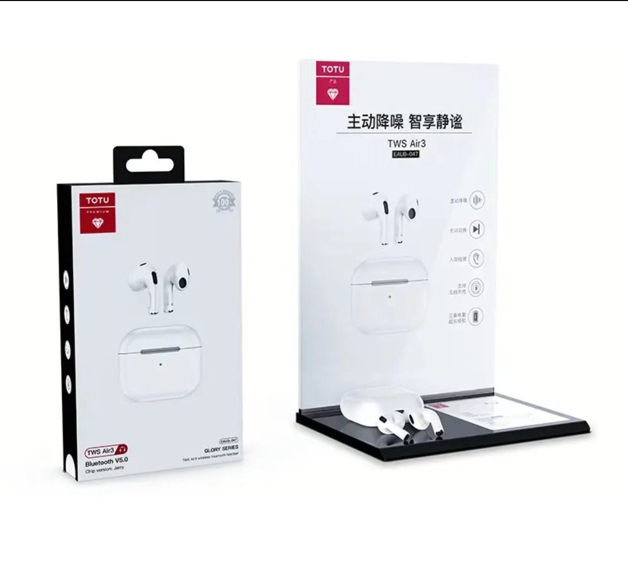 TOTU new Air3 Bluetooth headset 4th gene...