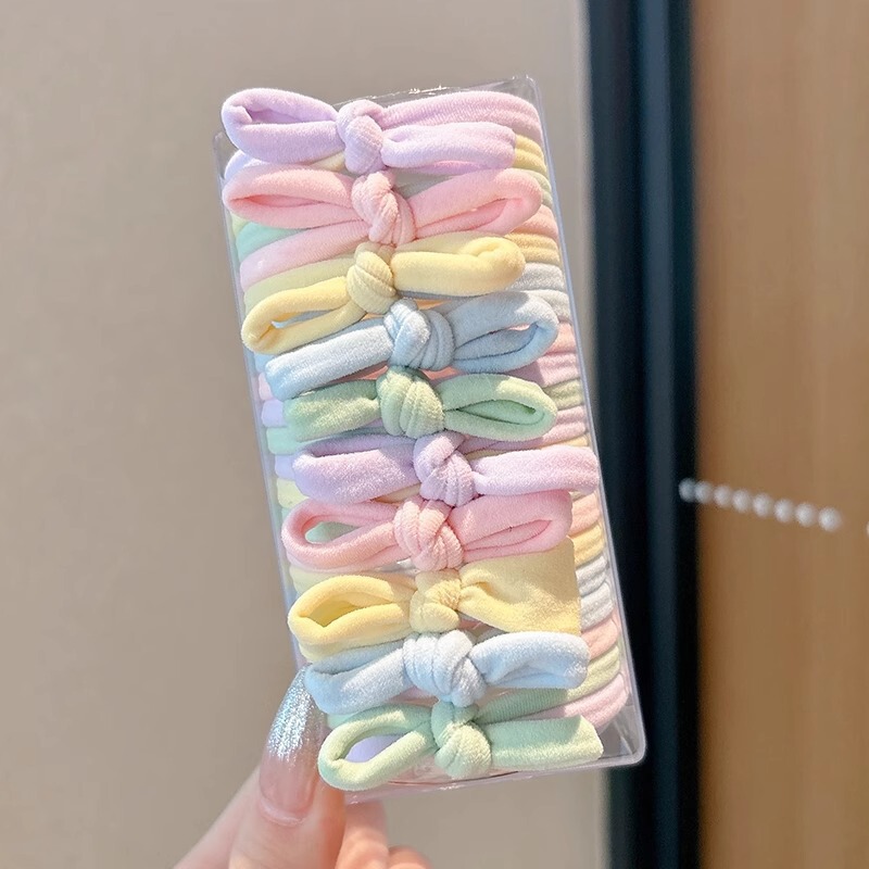 彩色高弹力女童发圈扎发皮筋耐用头绳小女孩高马尾头饰儿童发绳|undefined