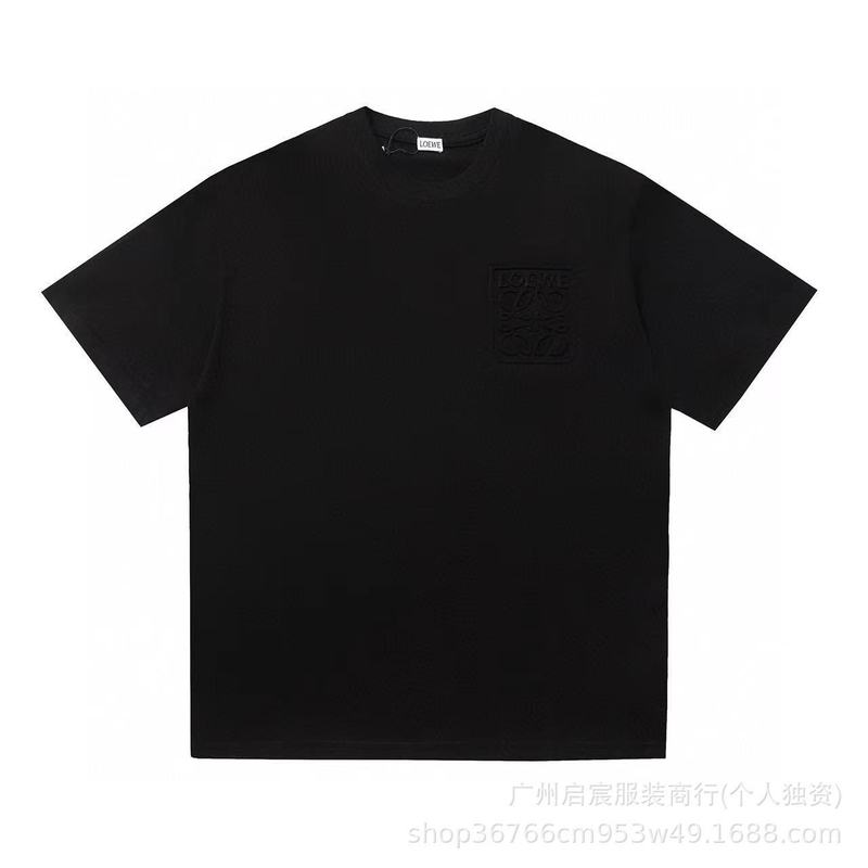クロスボーダー 25ss Luojia 高品質刺繍ロゴルーズコットン半袖メンズとレディースカジュアルファッション多用途 T シャツ|undefined