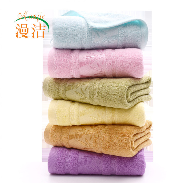 Bamboo Jacquard Thickened Bamboo Pulp Fiber Bath Towel Beauty Salon Adult Absorbent Towel Bath Towel Gift Set Wholesale Bamboo Jacquard Thickened Bamboo Pulp Fiber Bath Towel Beauty Salon Adult Absorbent Towel Bath Towel Gift Set Wholesale