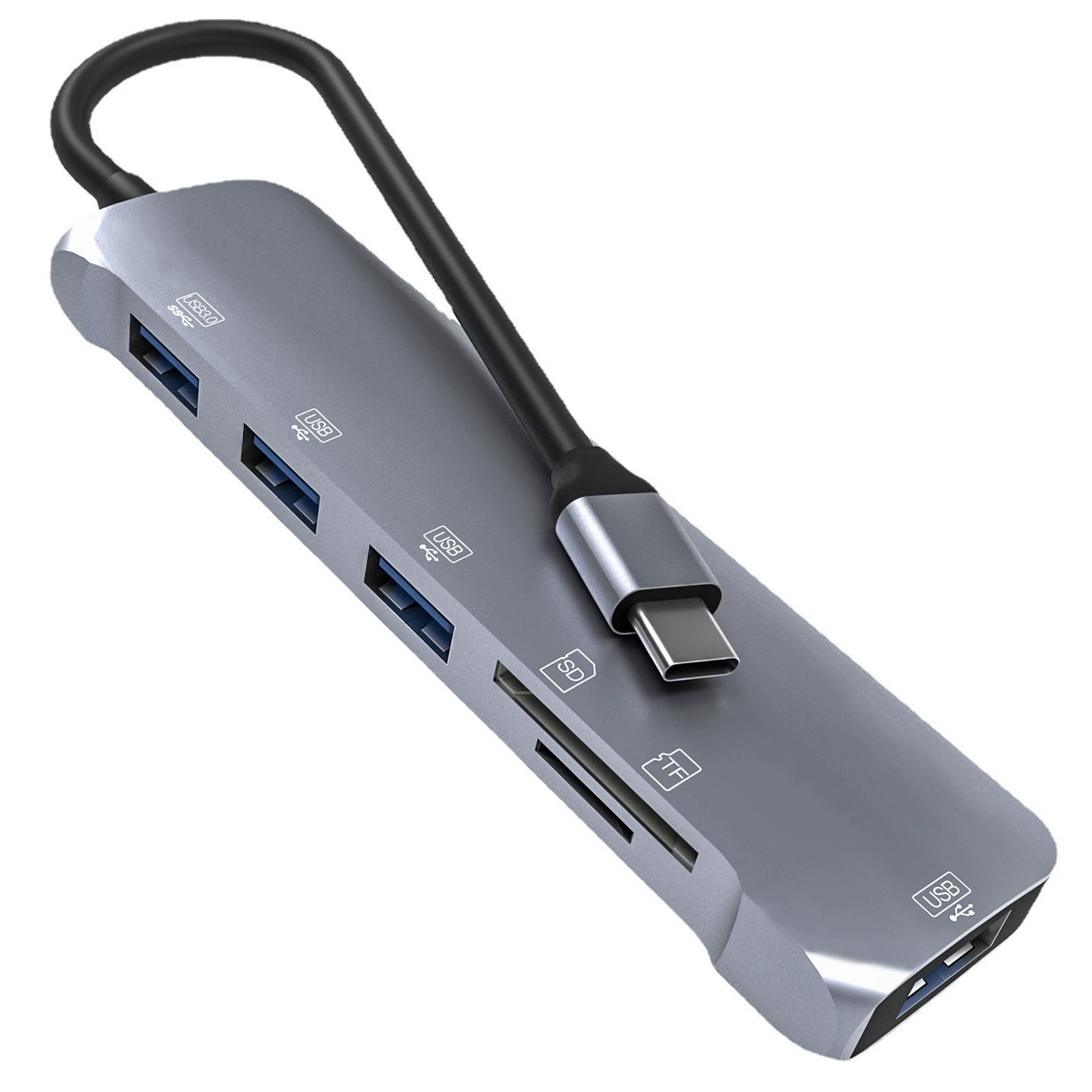 Amazon Android TYPE-C к USB3.0 Вуху широкая концентра hub с чтением SD/TF карт HUB3.0 применимо к MAC