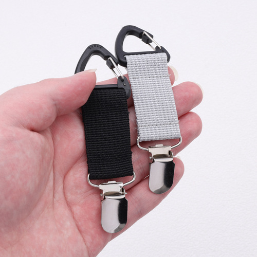 Outdoor travel multi-functional grass hat clip bag hat portable storage clip sun hat hanger anti-lost clip