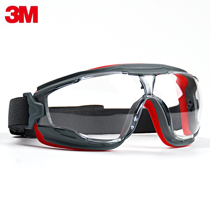3M GA501护目镜防雾防飞溅风沙防冲击可拆洗化学眼罩劳保防护眼镜