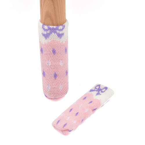 Chair leg cover knitted floor furniture protector, thick woolen stool leg pad, noise reduction, anti-slip table and chair cover