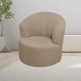 Cross-border super soft all-inclusive corn velvet single sofa cover Internet bar hotel coffee shop rotating sofa bathtub chair cover