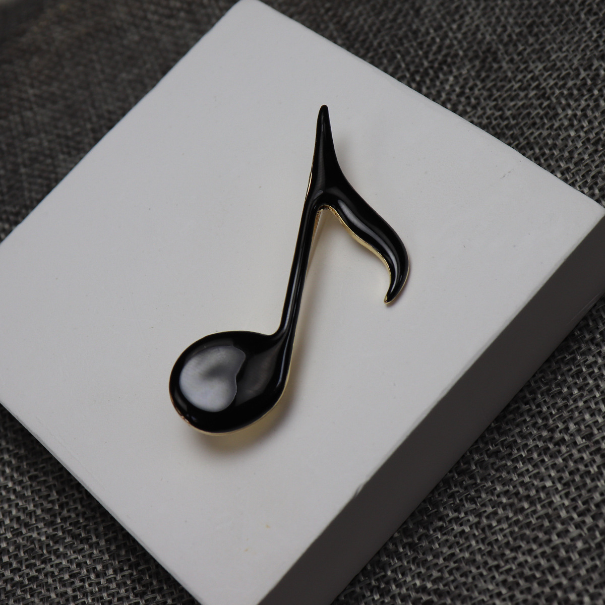 Original Academy Style Multicolor Handmade Enamel Notes Music Student Brooch Corsage Clothing Accessories