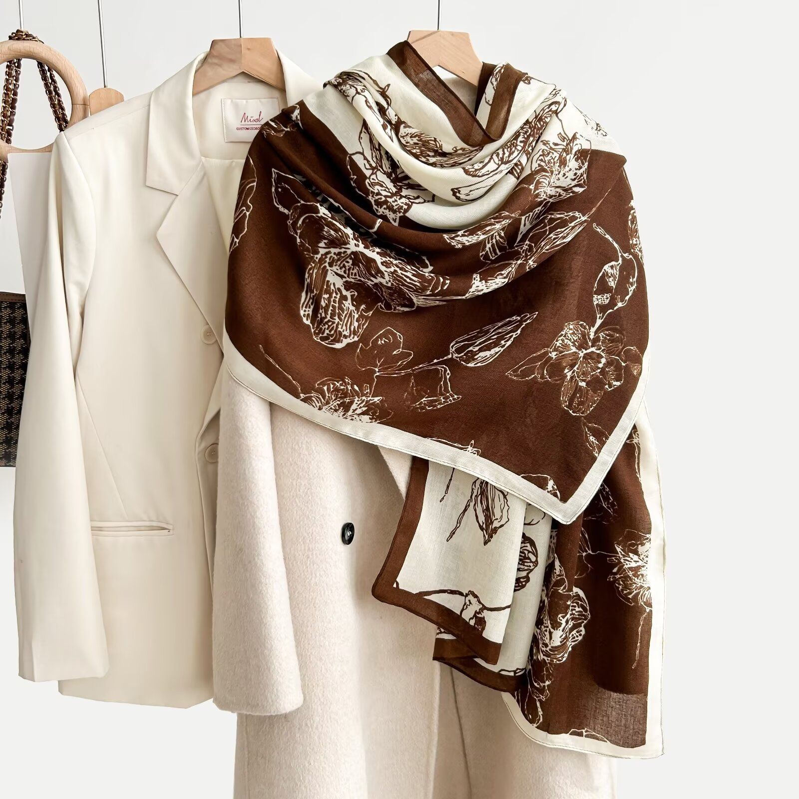 플라워 브라운 그라데이션-175-85