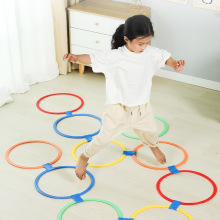 幼儿园感统训练器材儿童家用跳格子房子圈圈跳高户外运动玩具体能