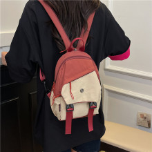 跨境尼龙布双肩包新款外出轻便多功能小背包ins户外休闲斜挎胸包