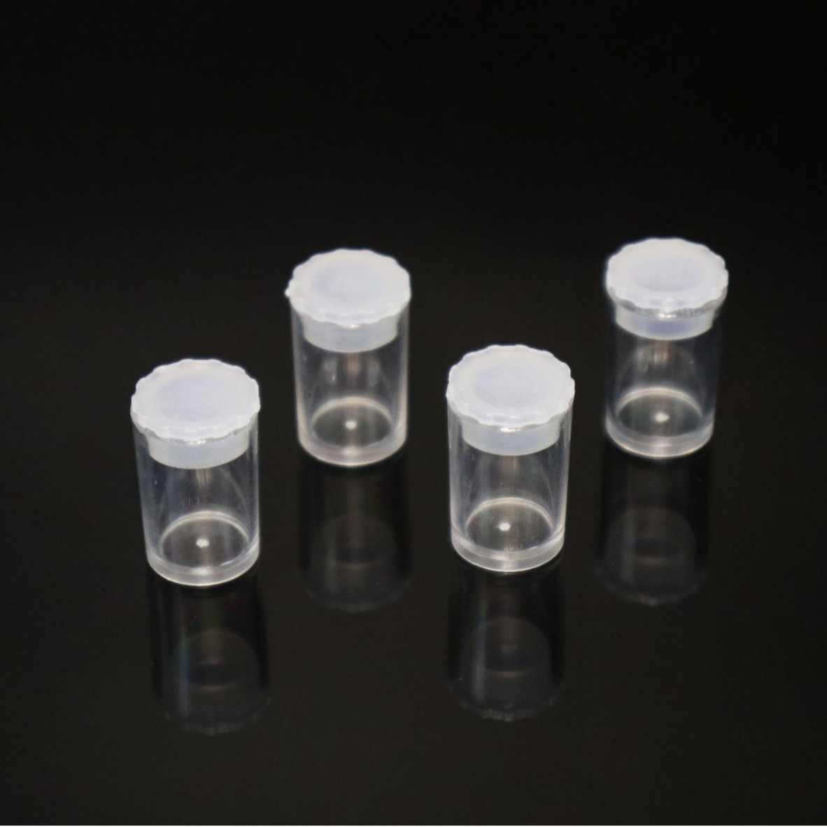 厂家批发1.5ml塑料粉末瓶粉剂瓶小药丸瓶颗粒瓶 PS高透明直筒小瓶