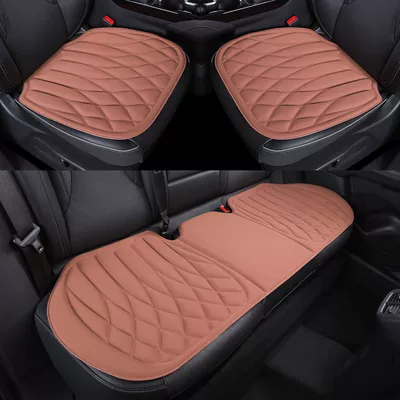 seat cushion made of seaweed fiber, Seat cushion, seat cover - cayenne-brown-three-piece-set