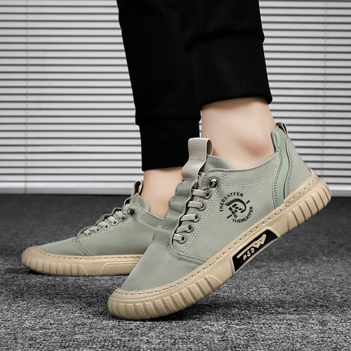 2024 spring new men's shoes slip-on casual shoes breathable ice silk cloth shoes cross-border extra large size shoes for men