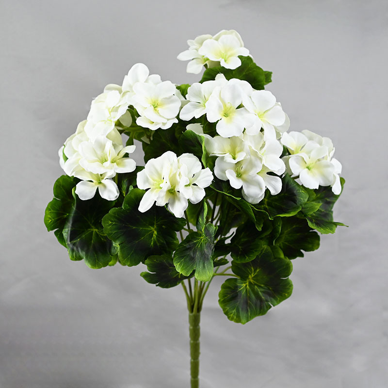Flor al por mayor imitación colorida colcha 9 Begonia flor de seda decoración de la mesa de comedor hortenida flores falsas
