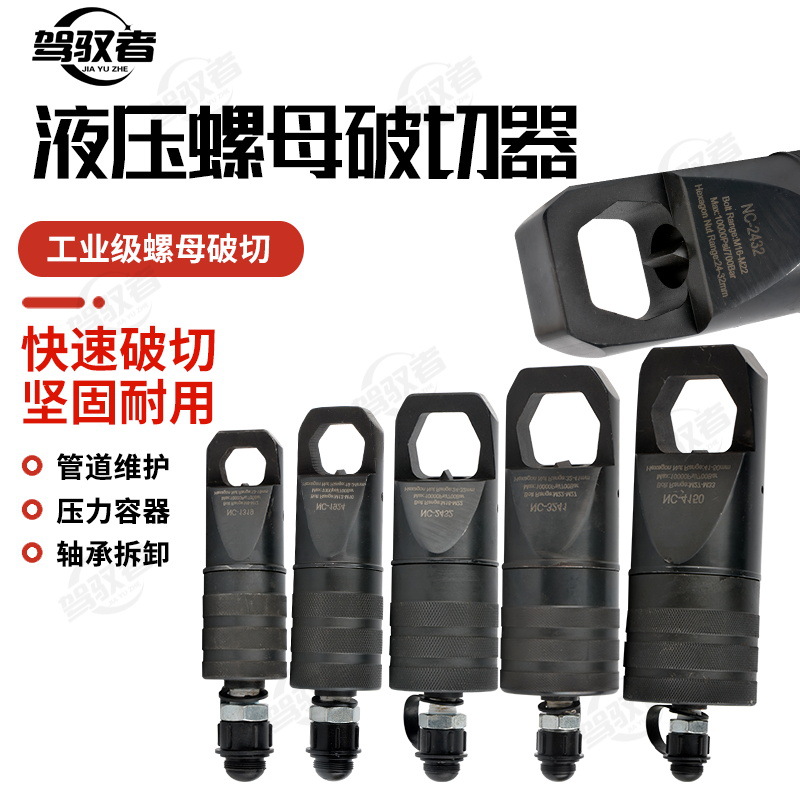 分体式液压螺帽破切器 HHQ螺帽生锈切除器NC-2432液压螺帽破切器