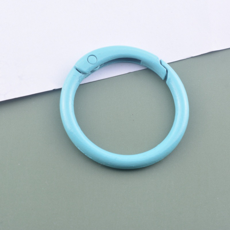 工場直販カラー塗装亜鉛合金スプリングコイル 33 ミリメートルスプリングコイル diy ペンダントキーホルダーアクセサリースプリング