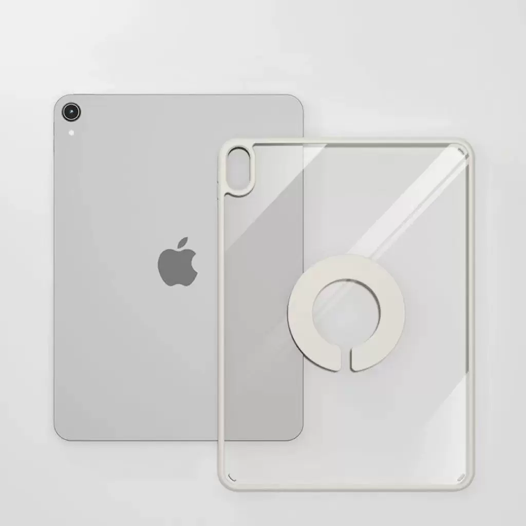 苹果系列720°旋转iPad磁吸拆分mini高透Air保护套Pro素材笔槽壳