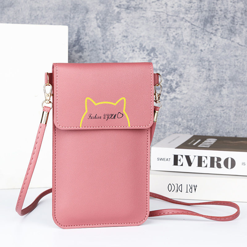 Nueva bolsa de teléfono móvil de las mujeres del todo partido de la moda coreana pequeña bolsa de hombro mini monedero de gran capacidad multifuncional crossbody bolsa pequeña