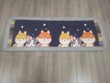 绗缝全棉家用地垫卡通地垫拼接脚垫防滑垫加厚可机洗宠物垫布艺垫