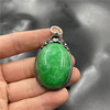 Agate sunny green pendant, sweater jade