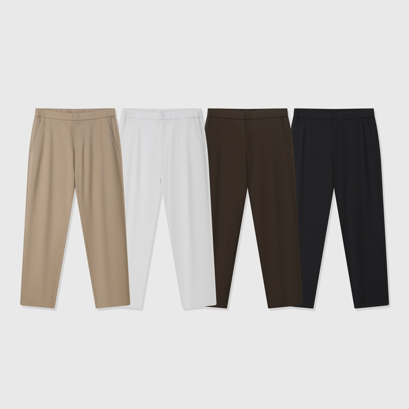Lp Leisurecity Wool Blend Knit Old Money Style Elastic Loose Casual Sweatpants