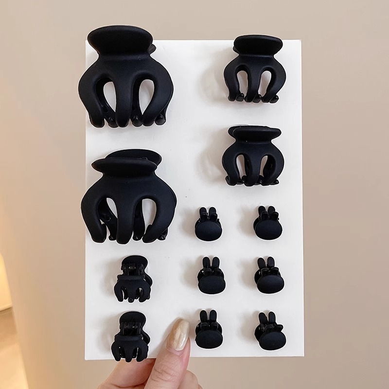 Horquilla de calabaza esmerilada de alta calidad, temperamento femenino, pinza de agarre grande, parte posterior de la cabeza, pinza de tiburón, clip de tiburón, tocado, horquilla