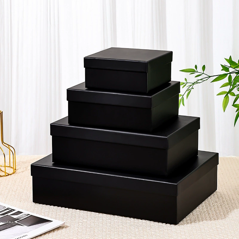 Black big gift box for men and women, Birthday gift
