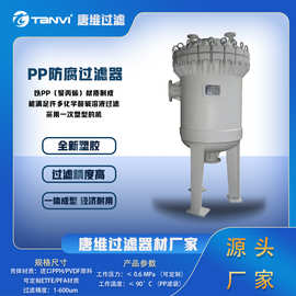PP防腐过滤器 电镀液酸洗液耐氰化物防腐过滤专用 全PP材质增强性