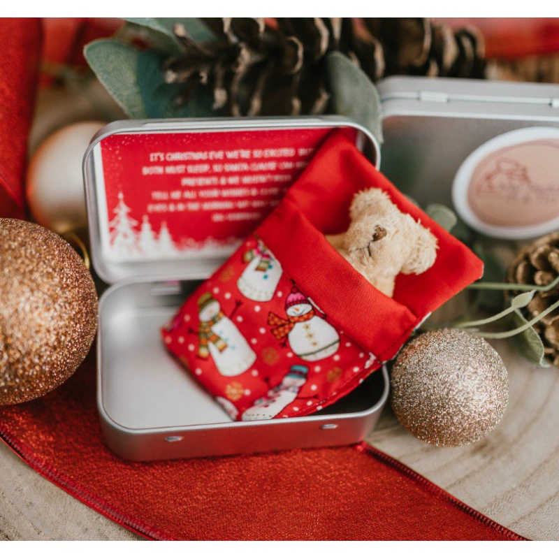 Сочельник Санта Клаус подарок Мой Тедди Рождественский медведь