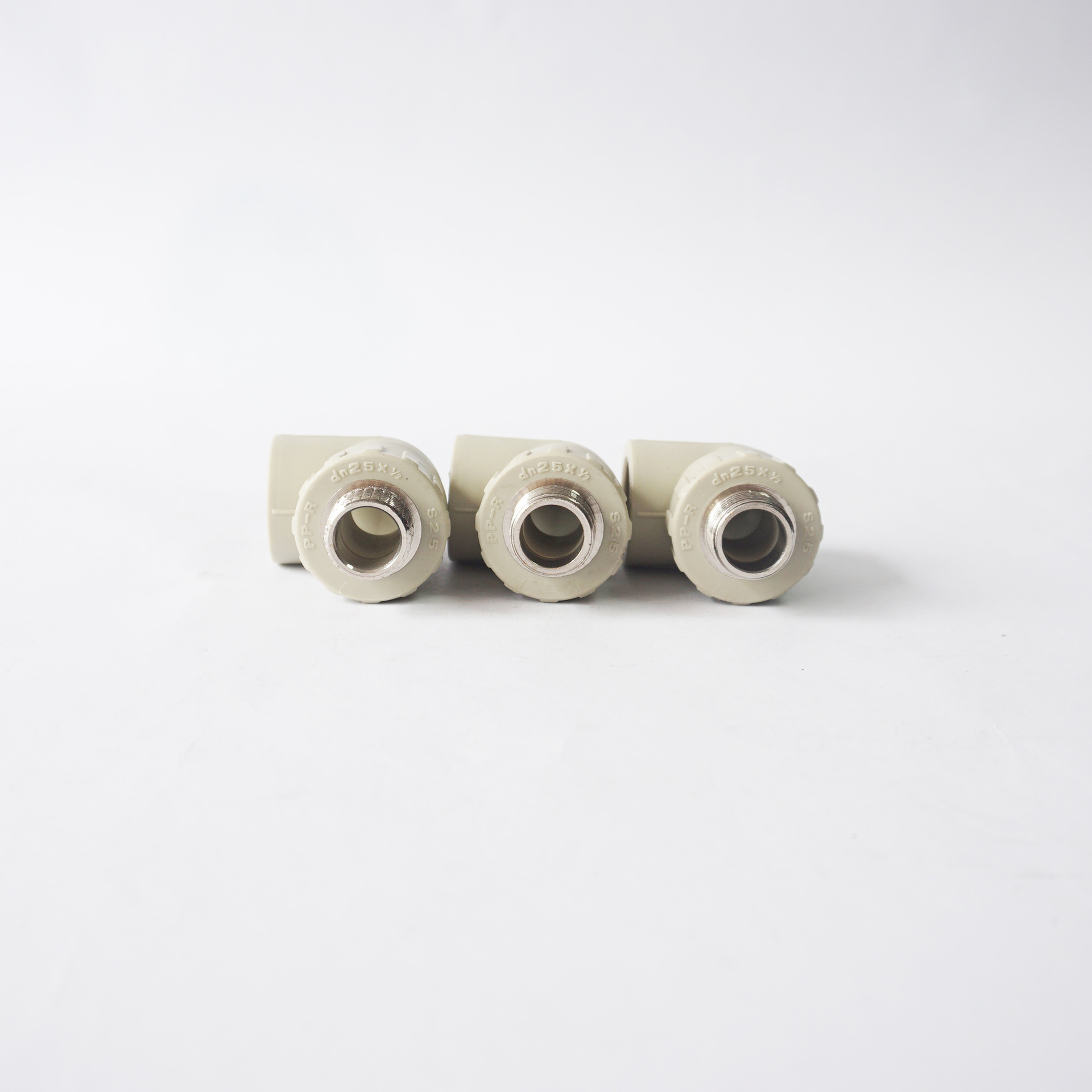 热熔水管家装配件PPR外丝弯头90°等径外螺纹接头PPR外牙弯头