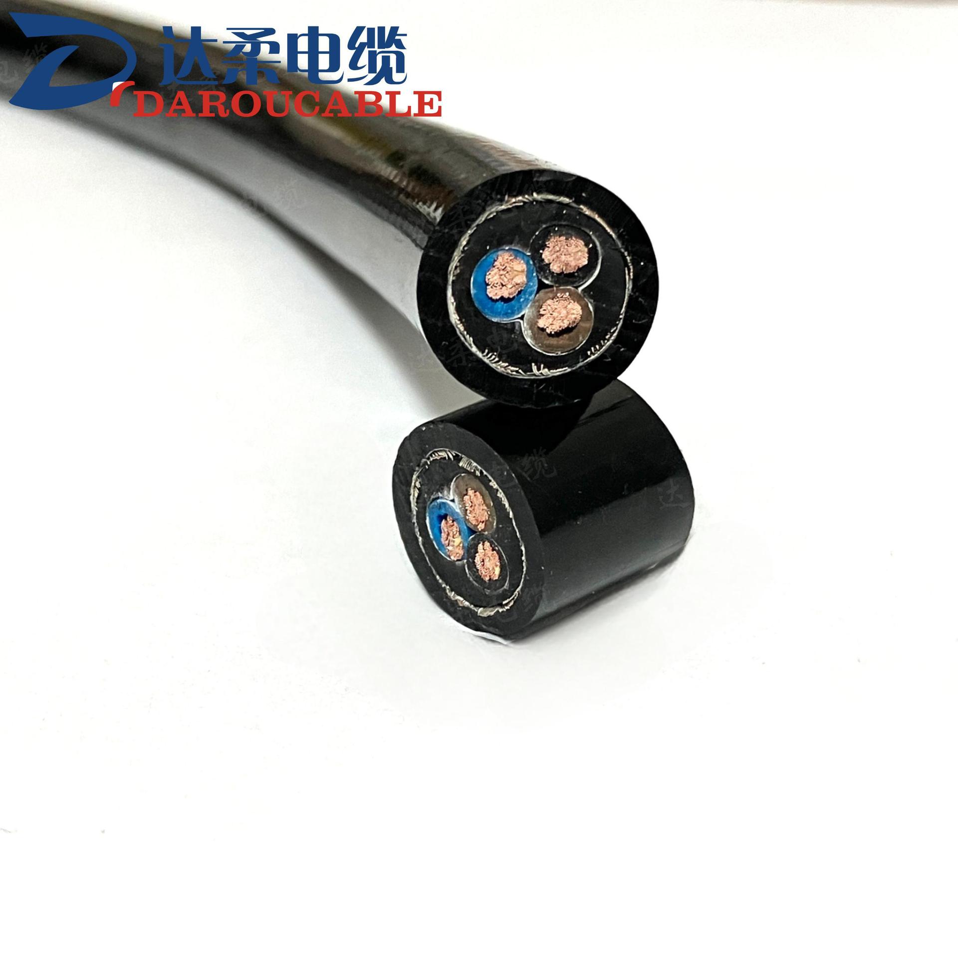 高柔性拖链电缆 TRVVP 3/5/6芯*1.5 聚氨酯护套超高柔性屏蔽电缆