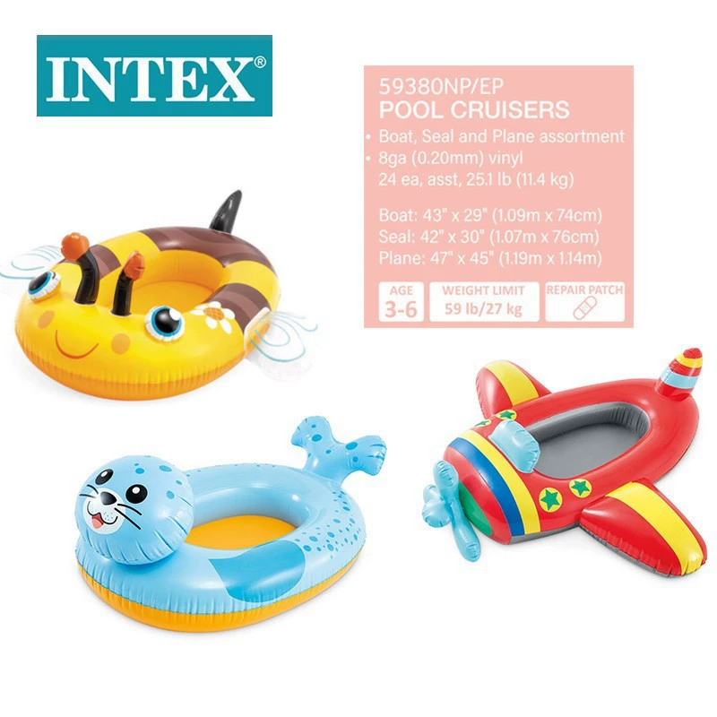 INTEX Плавательный круг, 0-1-3-6 лет