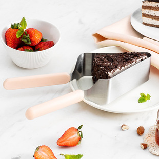 Stainless steel cake cutting cake cutting knife equal divider triangular cake cut cake clip cake cutter