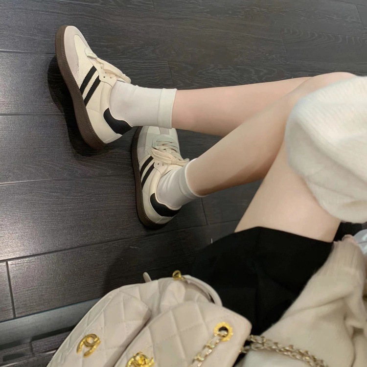 大码休闲磨砂板鞋春秋女新款运动百搭复古单鞋学生板鞋德训鞋女鞋|undefined