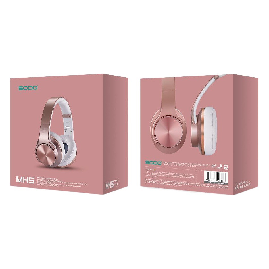 SODO MH5 Bass stereo headset Plegable auricular Bluetooth Inalámbrico auriculares educativos en stock al por mayor