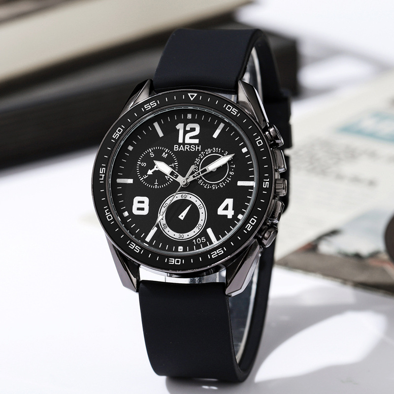 New Style Large Dial Men's Watch Men's Student Small High-value Life Waterproof Trendy Sports Quartz Watch