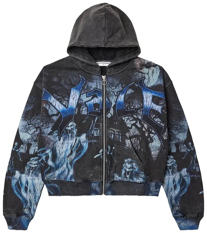 Felpa unisex oversized con zip cappuccio per primavera autunno_voghion.com