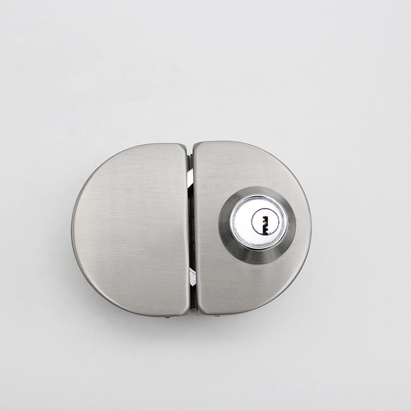 Fábrica directa cerradura de puerta de acero inoxidable cerradura central de doble puerta cerradura de puerta corredera de oficina cerradura de vidrio