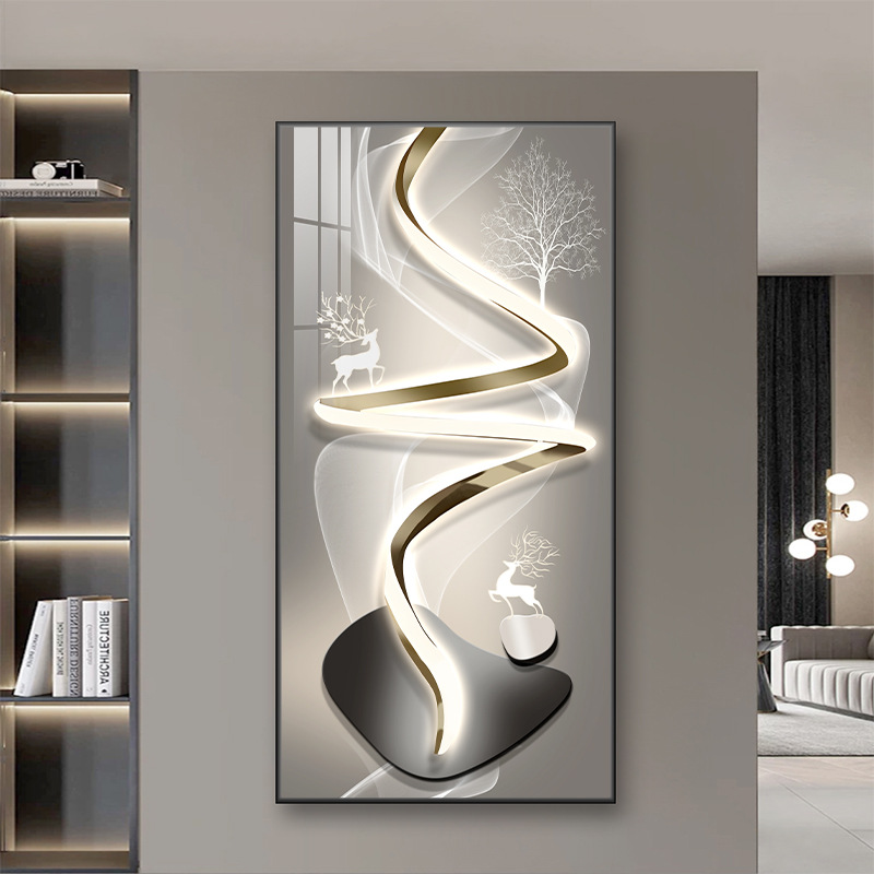 Thời gian chạy / 30*70cm hợp kim nhôm tinh thể sơn khung vàng