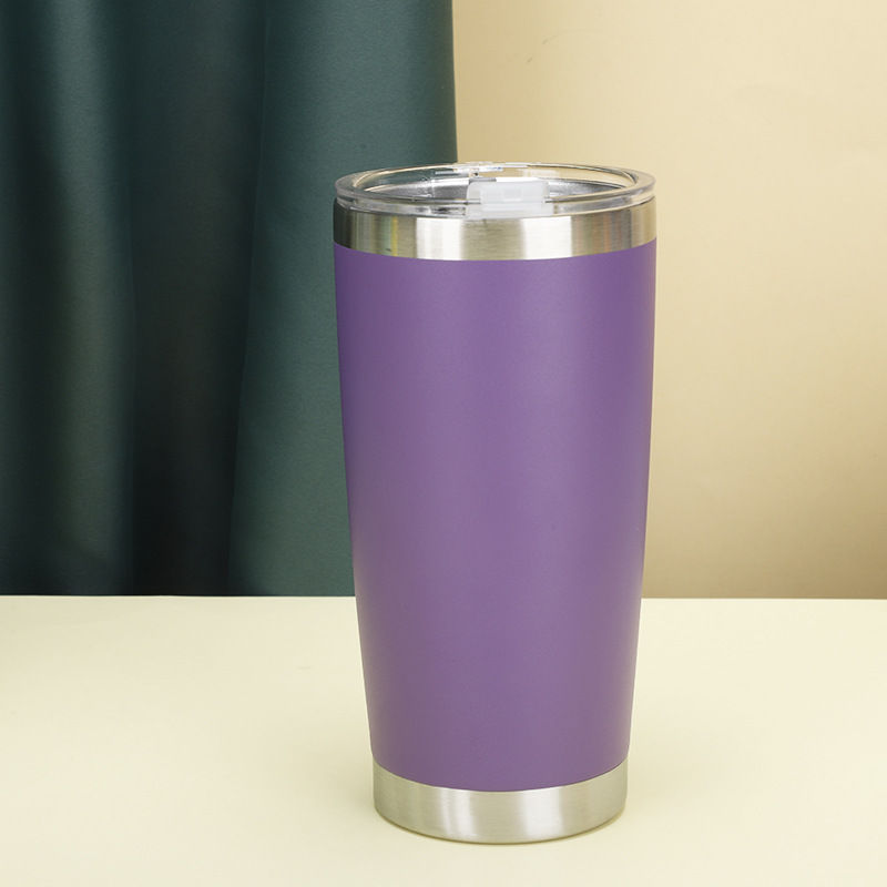 Comercio exterior de gran capacidad taza de helado cerveza taza de café de acero inoxidable doble 20oz taza de coche 304 taza de agua del coche