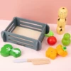 Magnetic wooden box for cutting, 6 pieces